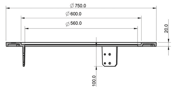 Kevyt kaivonkansi 580-670 valurauta PÄÄLTÄAJETTAVA - Image 6